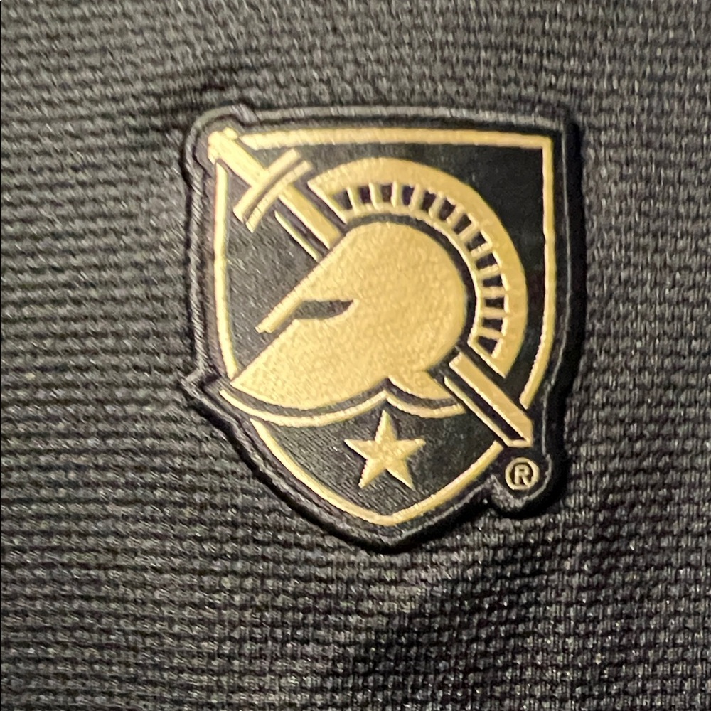 Nike Men’s Army West Point Black Knights Black Dri-Fit Tout Golf Polo Size M EUC - Picture 6 of 10